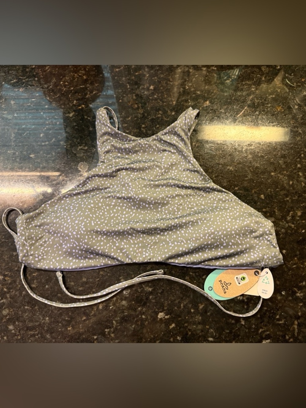 Prana Onyx Bay Top - Army Spots